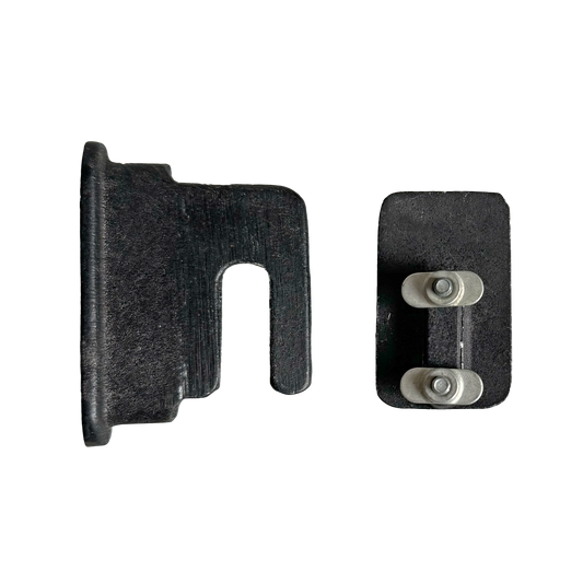 Original George Nelson OMNI Cabinet Hook and Receiver Black