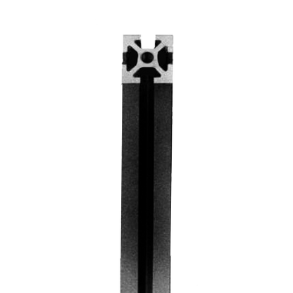 Reproduction OMNI Wall Unit Pole Black 126"