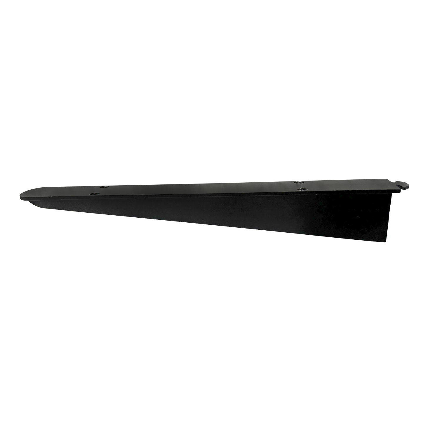 Original George Nelson OMNI Shelf Bracket and Mounting Plate Black 12"